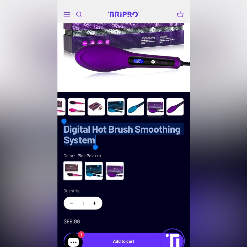 Digital Hot Brush Smoothing System